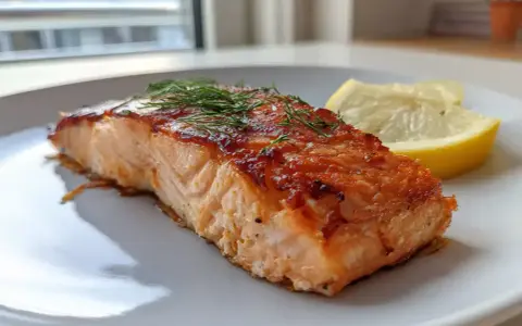 Saftig laxfile i airfryer, perfekt tillagad med dill och citron. Enkel och god middag!
